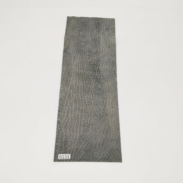 サメ革【33×11cm/0.7~0.8mm】白×黒グラデーション/Sランク/s6131