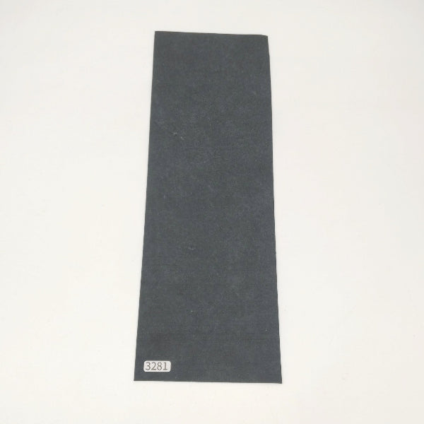ゾウ革【33×11cm/0.8mm】ブラック/ツヤ弱/Sランク/z3281