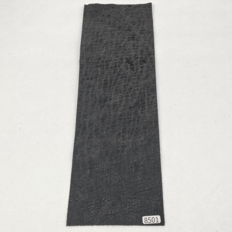カバ革【33×11cm/1.4mm】ブラック/マット/Bランク/k8501