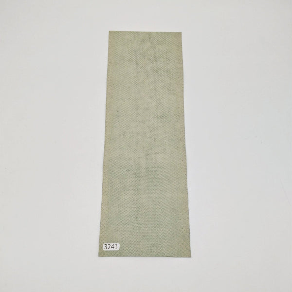 ヘビ革/ボア【33×11cm/0.4mm】デニム調ペールホワイト/Aランク/h3241