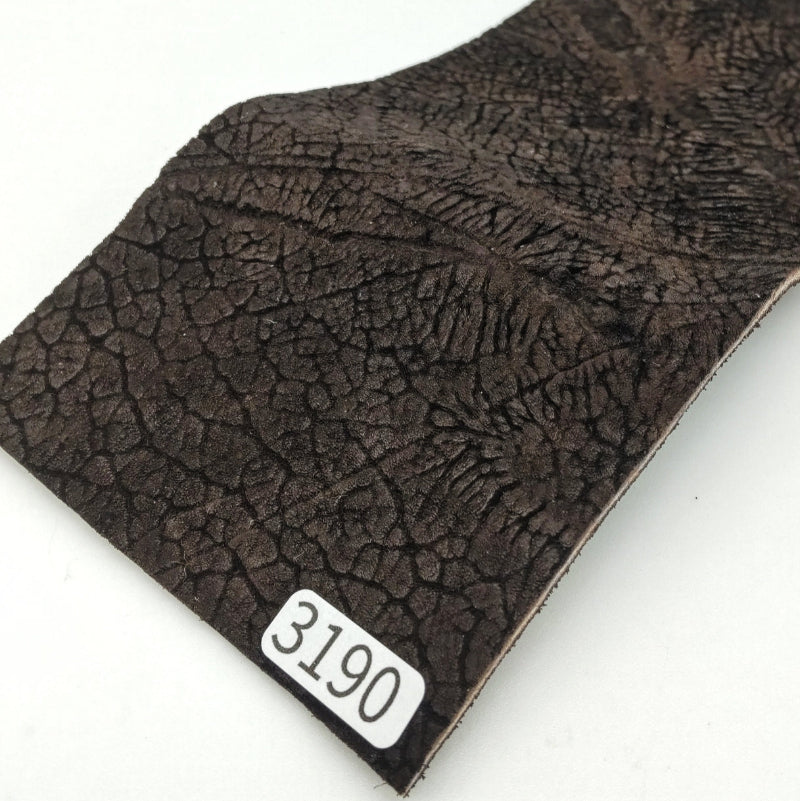 カバ革【8×21cm/2.3mm】濃茶/マット/Sランク/k3190