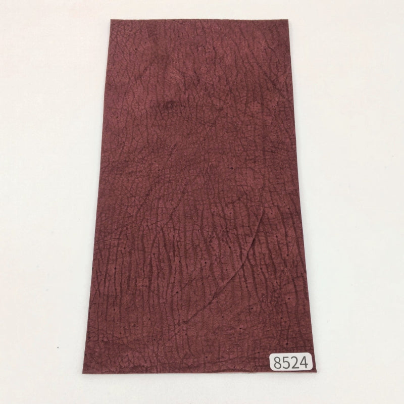 カバ革【11×21cm/1.6mm】ワイン/マット/Aランク/k8524