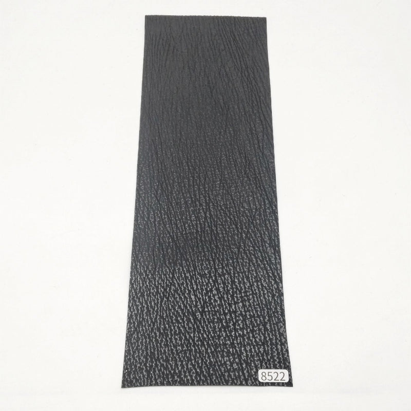 サメ革【33×11cm/0.7mm】ブラック/ツヤ弱/Sランク/s8522