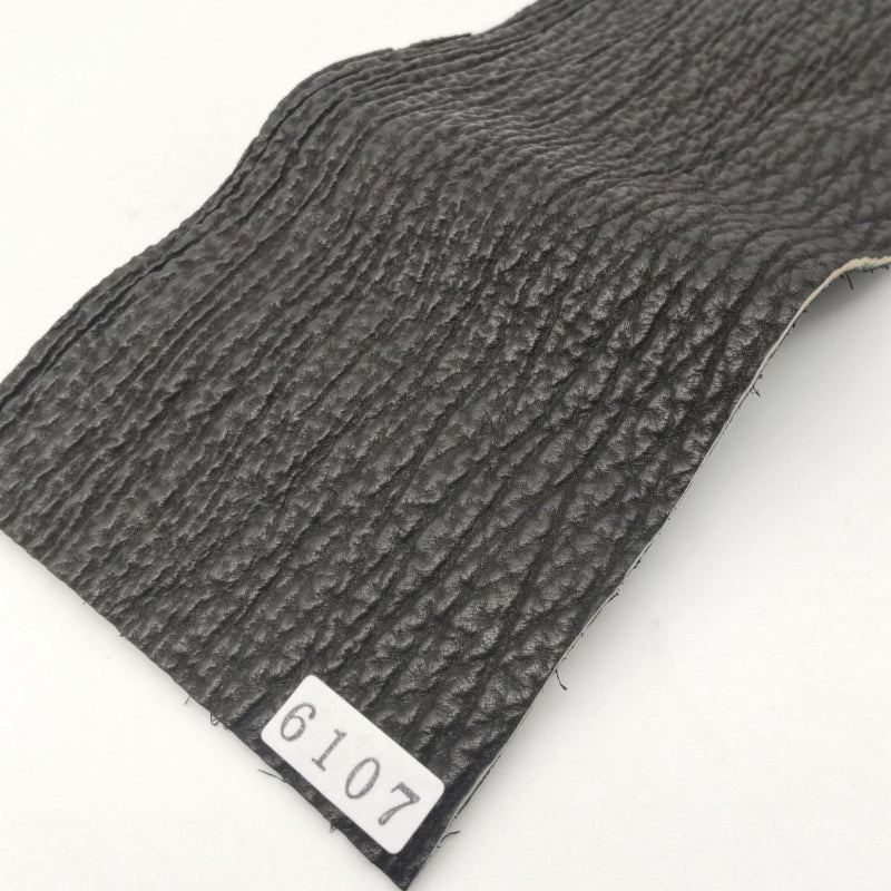 サメ革【8×21cm/1.5mm】ブラック/マット/Aランク/s6107