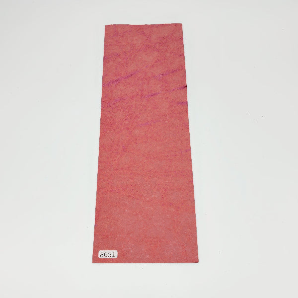 ゾウ革【33×11cm/0.7mm】レッド/マット/Sランク/z8651