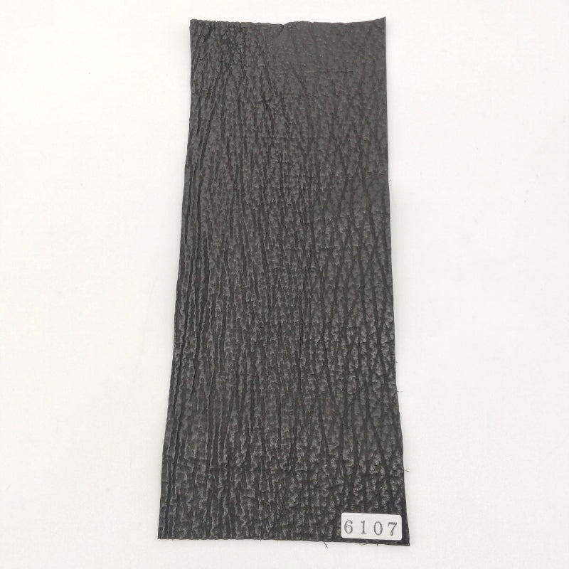サメ革【8×21cm/1.5mm】ブラック/マット/Aランク/s6107