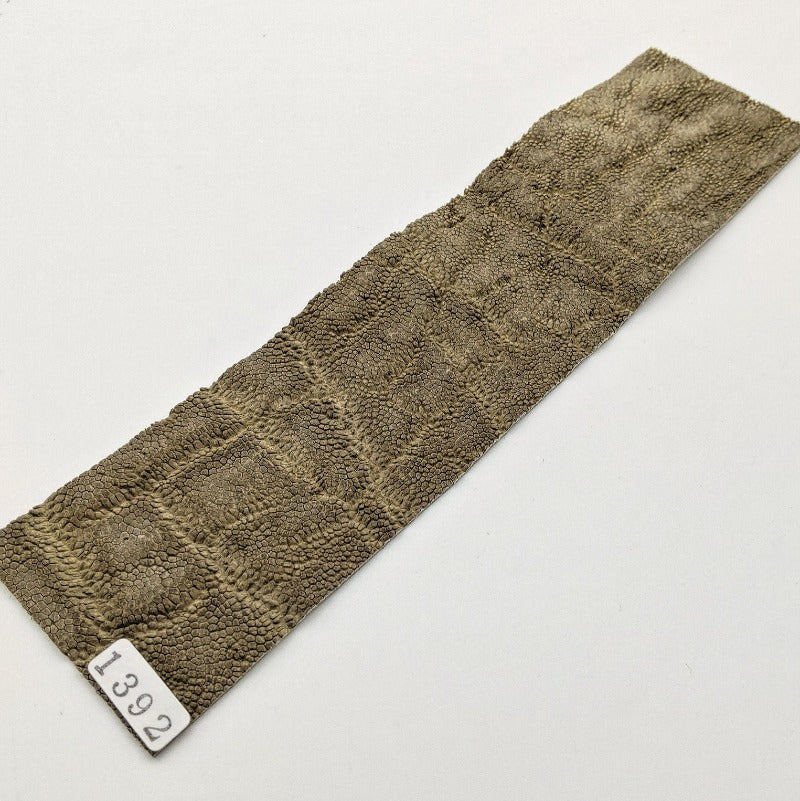 ゾウ革【5×21cm/1.3mm】モスグレー/マット/Aランク/z1392