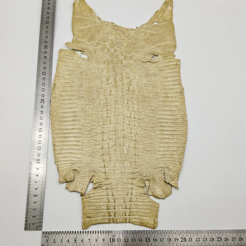 ジャクルシー革【18×18cm/Sランク】ベージュ/ ツヤ強/ j7184