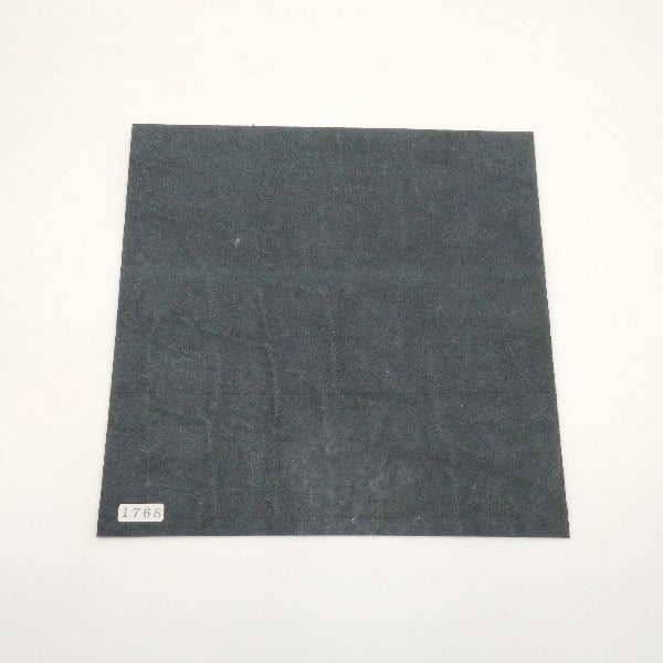 ゾウ革【21×21cm/1.1mm】ブラック/ツヤあり/Sランク/z1768