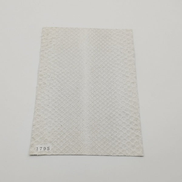 ヘビ革/Dパイソン【A5/0.7mm】白×黒/ツヤ強/Sランク/h1795