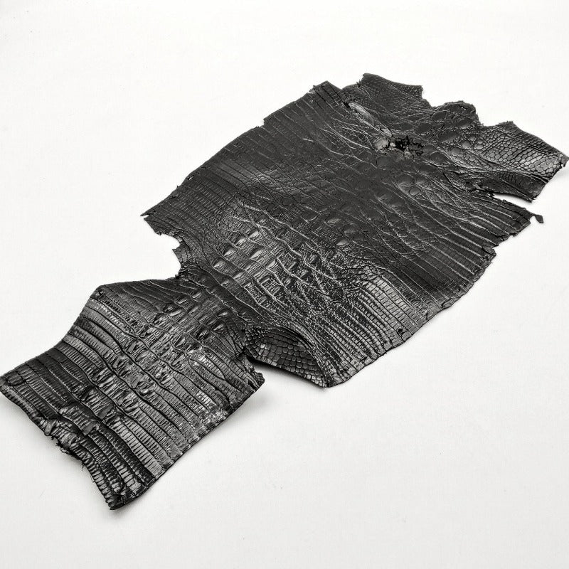 ジャクルシー革【14×14cm/Aランク】ブラック/ ツヤ強/ j7341
