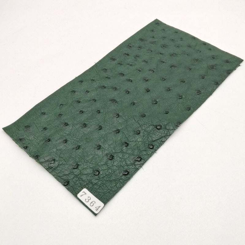 オーストリッチ革【11×21cm/1.0mm】グリーン/SQランク/d7364