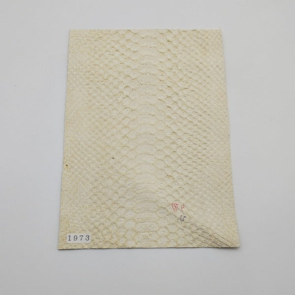 ヘビ革/モラレスパイソン【A5/0.9mm】山吹色グラデーション/Aランク/h1973