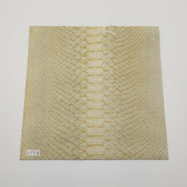 ヘビ革/Dパイソン【21×21cm/0.9mm】オレンジ グラデーション/Bランク/h2018