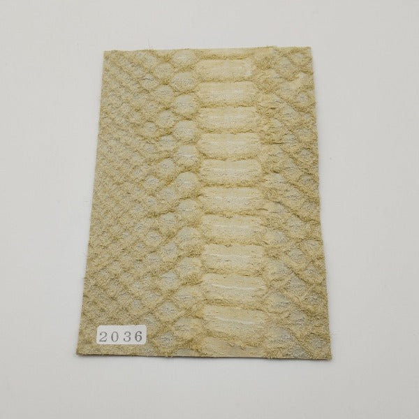 ヘビ革/Dパイソン【ハガキ/0.9mm】オレンジ グラデーション/Sランク/h2036