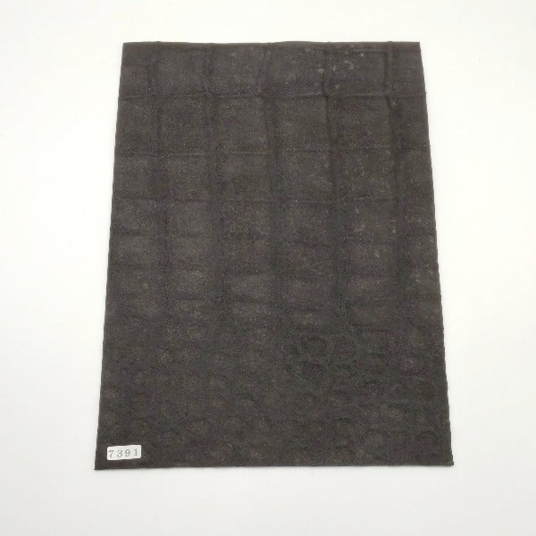 ワニ革/クロコダイル【A4/1.3mm】デニムグレー/Aランク/w7391