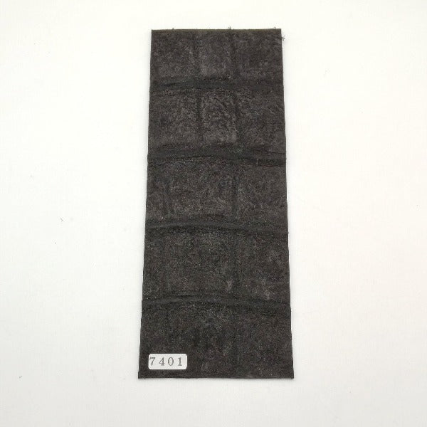 ワニ革/クロコダイル【8×21cm/1.6mm】デニムグレー/Aランク/w7401