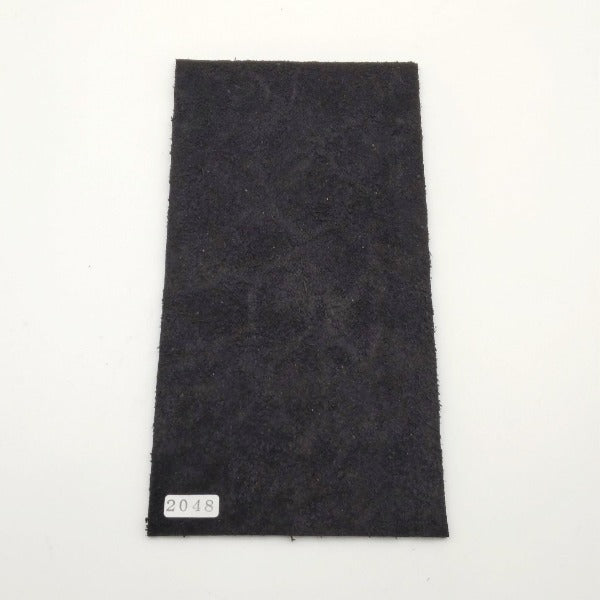 ゾウ革【11×21cm/2.8mm】ブラック/マット/Aランク/z2048