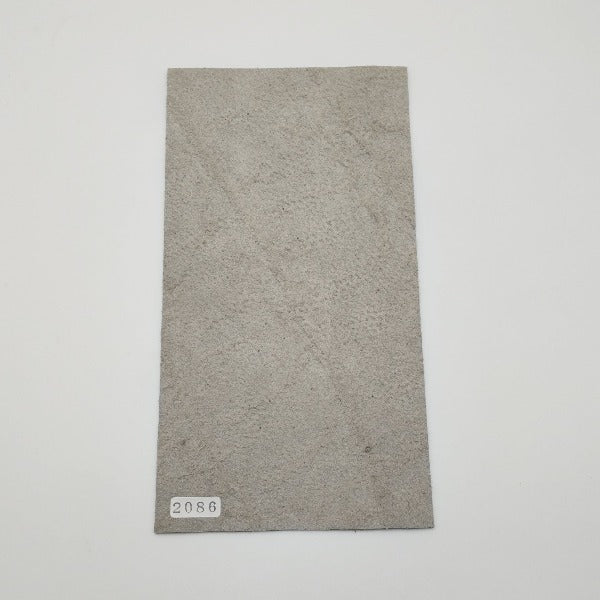 ゾウ革【11×21cm/1.6mm】グレー/ツヤ中/Sランク/z2086