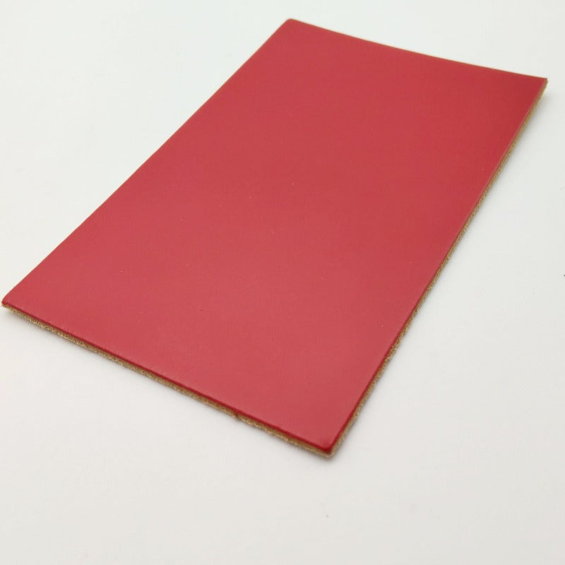 コードバン/ハギレ切革【11.5×7.5cm】レッド系/uc02