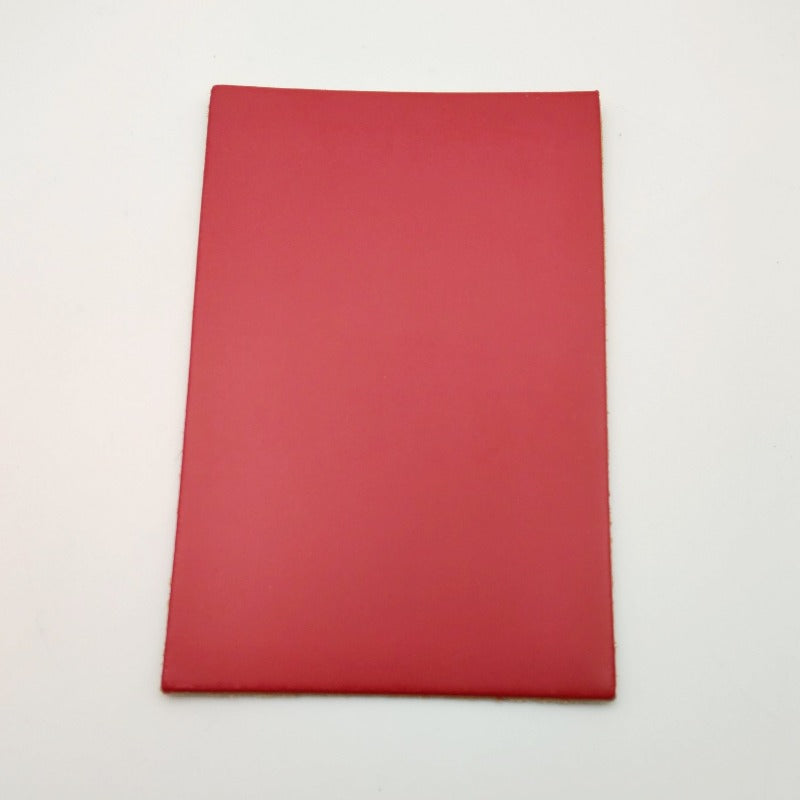 コードバン/ハギレ切革【11.5×7.5cm】レッド系/uc02