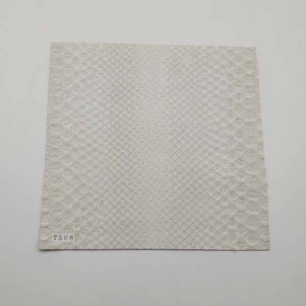 ヘビ革/Dパイソン【21×21cm/0.9mm】白×黒/ツヤ強/Aランク/h7508