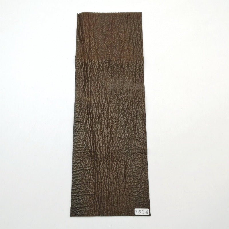 サメ革【33×11cm/0.8mm】ダークブラウン/ツヤ弱/Aランク/s7514