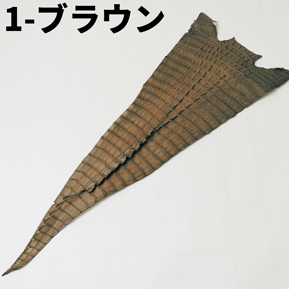 鰐革 ブラウン