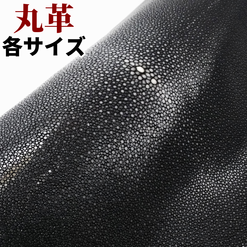 エイ丸革【品質保証各サイズ】ブラック/ポリッシュ/et01 – レザー