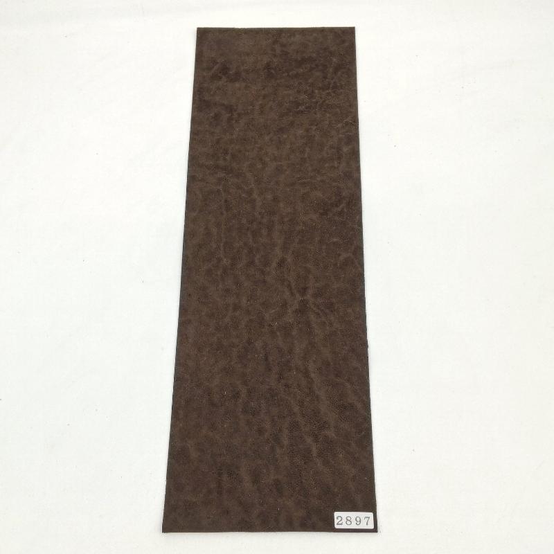 ゾウ革【33×11cm/0.7mm】ダークブラウン/ツヤ弱/Sランク/z2897