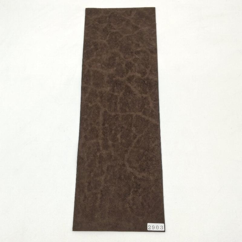 ゾウ革【33×11cm/0.8mm】ダークブラウン/ツヤ弱/Sランク/z2903