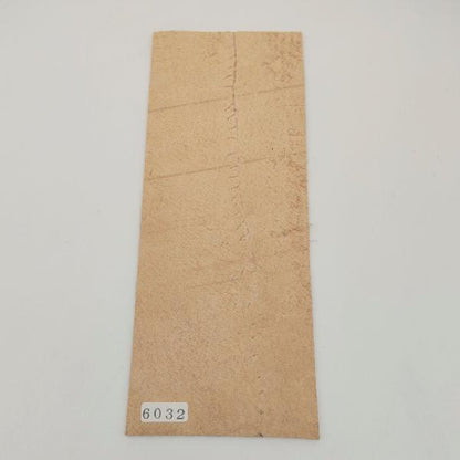 サメ革【8×21cm/1.7mm】バニラ谷黒/Sランク/s6032