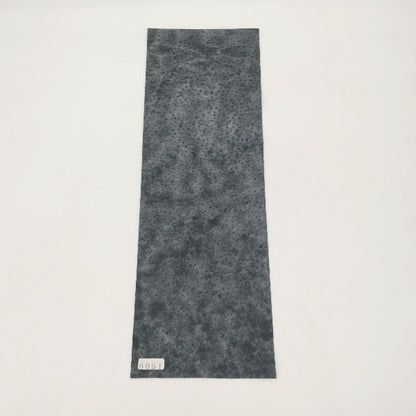 ゾウ革【33×11cm/0.6~0.7mm】ブラック/ツヤ有/Aランク/z6051