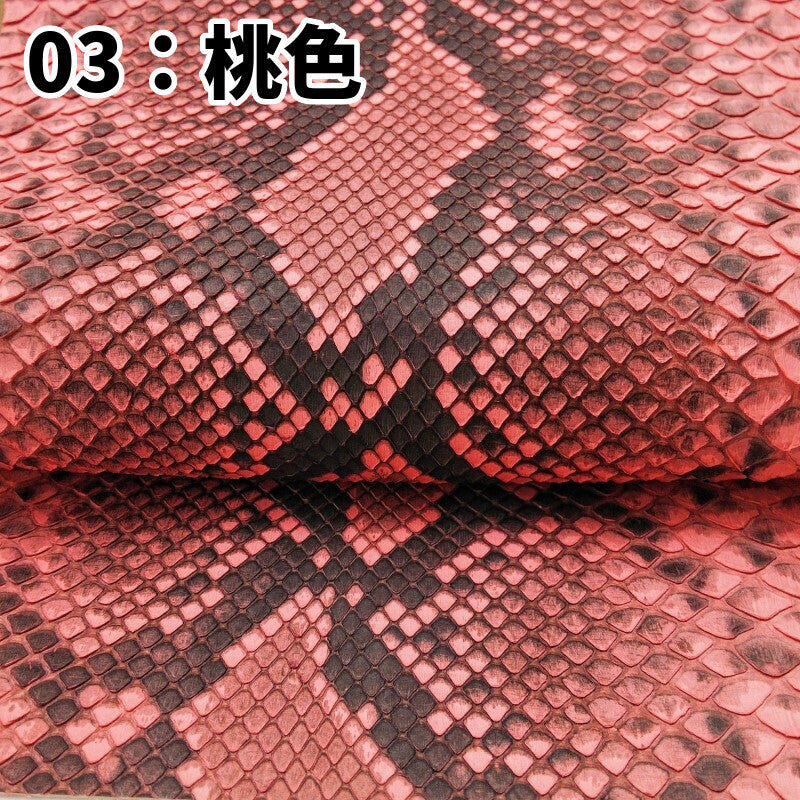 数量限定/ヘビ丸革/Dパイソン腹割【一匹】全6色/マット/hp06 – レザー