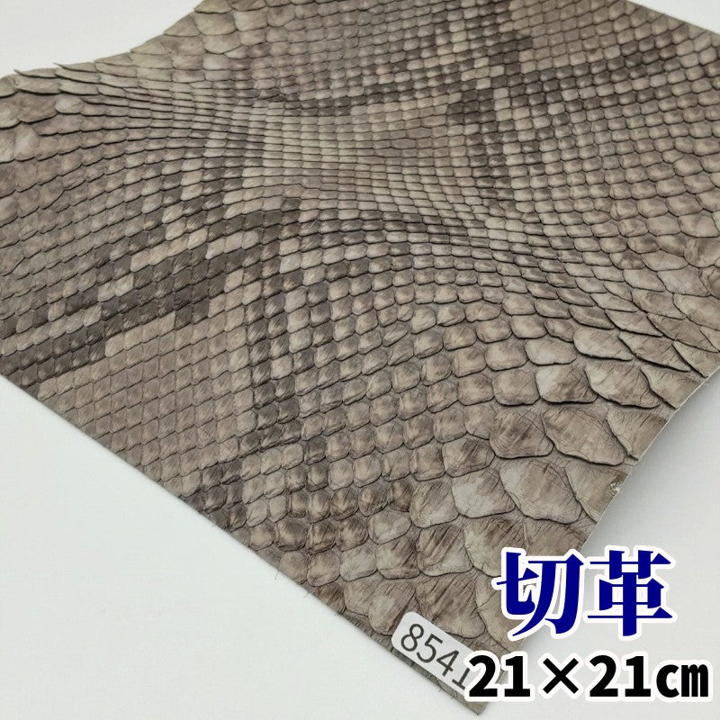 GQ5905▲未使用 パイソンレザー/本ヘビ革 トリミング:レザー トートバッグ/ハンドバッグ 手提げ/肩掛け 鞄 ホワイト×ブラウン系/ブラック