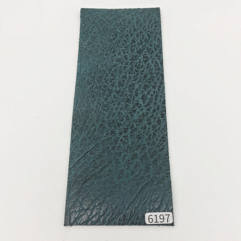 アザラシ革【8×21cm/2.4mm】ダークグリーン/ツヤ中/Sランク/a6197