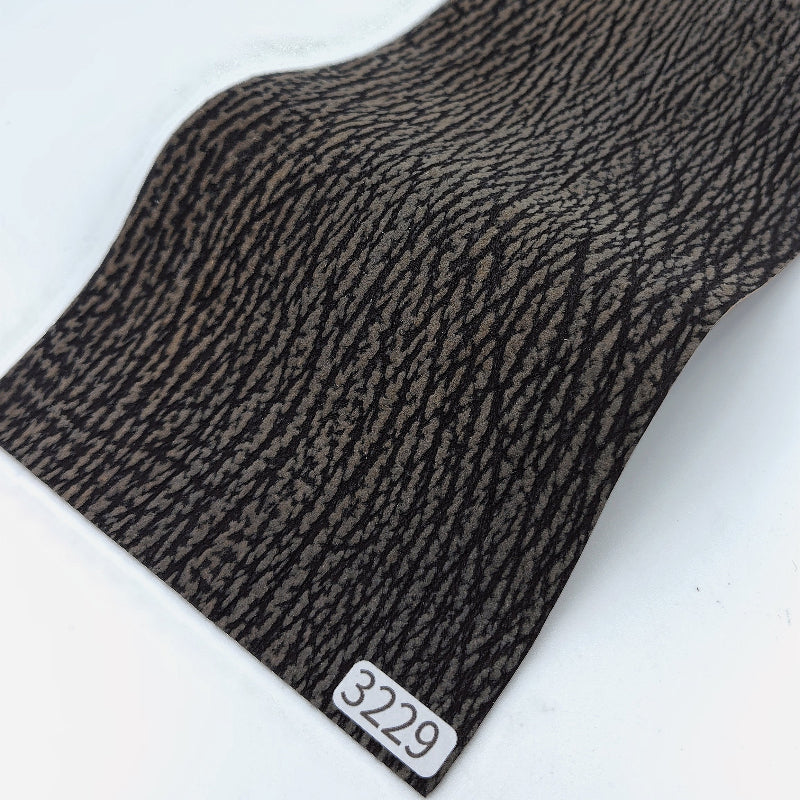 サメ革【33×11cm/0.7mm】チャコール/デニム調加工/Sランク/s3229