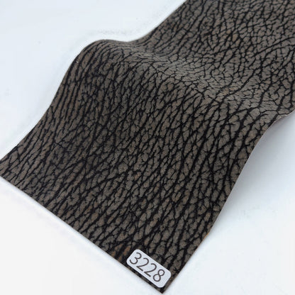 サメ革【33×11cm/0.7mm】チャコール/デニム調加工/Sランク/s3228