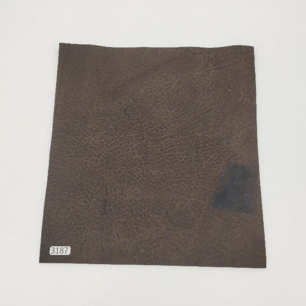 カバ革【24×22cm/2.3mm】濃茶/マット/Sランク/k3187