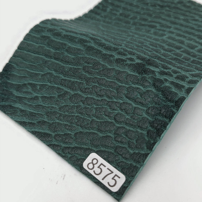 アザラシ革【ハガキ/1.5mm】グラデーション グリーン/Aランク/a8575