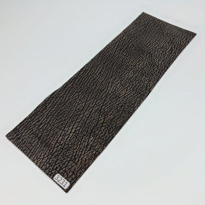 サメ革【33×11cm/0.7mm】チャコール/デニム調加工/Sランク/s3231