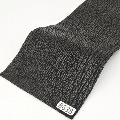 サメ革【31×10.5cm/0.7mm】ブラック/ツヤ弱/Sランク/s8638