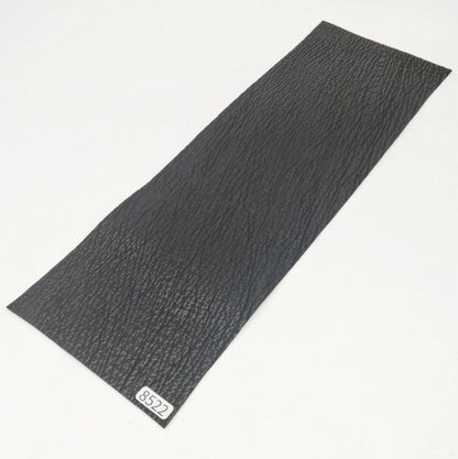 サメ革【33×11cm/0.7mm】ブラック/ツヤ弱/Sランク/s8522