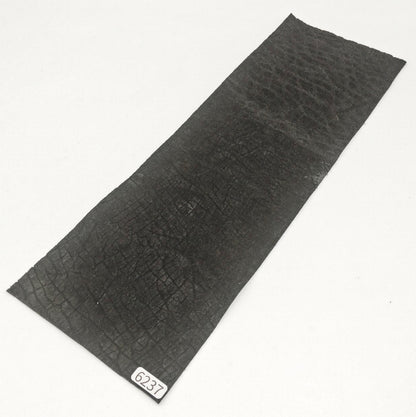カバ革【33×11cm/1.2mm】ブラック/マット/Aランク/z6237