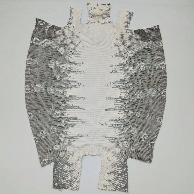 トカゲ革【最大幅31cm】ヒマラヤ仕上げ/マット/背割/6211 – レザー