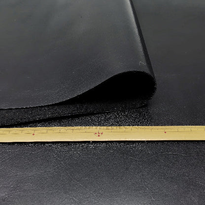 牛革【大ハギレ合計20デシ/1.2mm】オイルブラック/gt-411