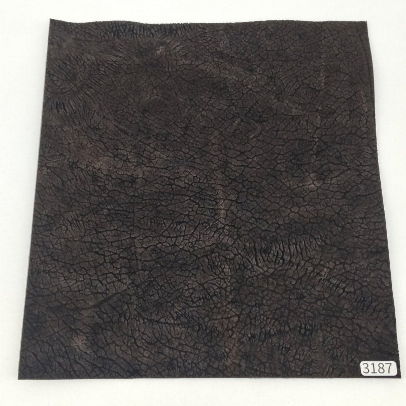 カバ革【24×22cm/2.3mm】濃茶/マット/Sランク/k3187