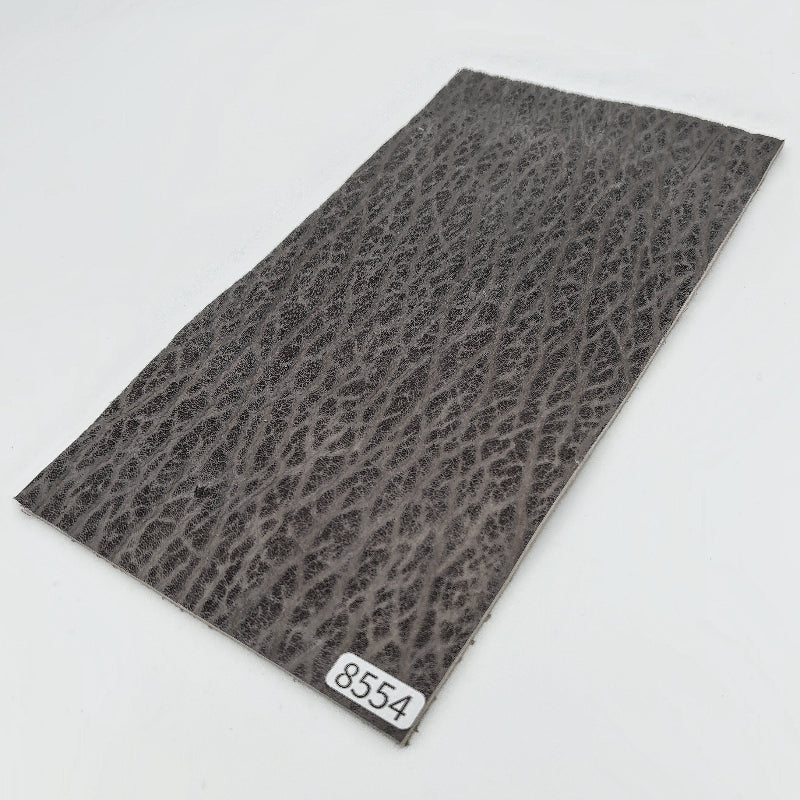 アザラシ革【11×21cm/2.7mm】グレー/ツヤ中/Bランク/a8554