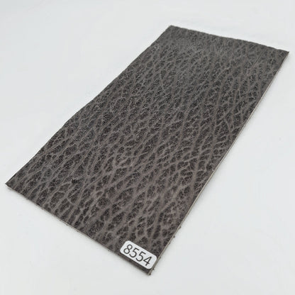 アザラシ革【11×21cm/2.7mm】グレー/ツヤ中/Bランク/a8554