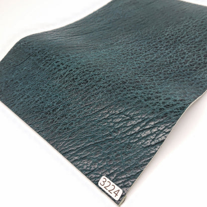 アザラシ革【A4/2.4mm】ダークグリーン/ツヤ中/Sランク/a3224